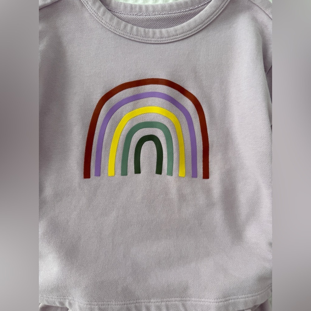 The Gap Rainbow sweatshirt set toddler Girl 4 years - Picture 2 of 7